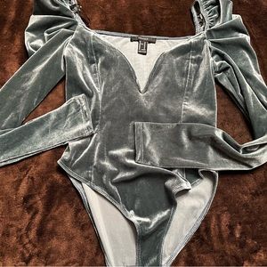 Velour bodysuit